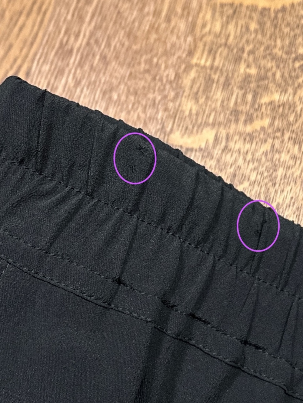 Rick Owens FW23 Luxor Drawstring Drop Crotch Cropped Pants Silk Blend Womens 10 - Picture 12 of 14